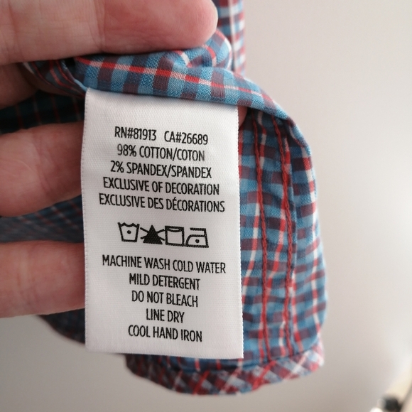 Robert Graham Men's Classic Fit Button Up Red and Blue Checkered XL - Picture 6 of 16